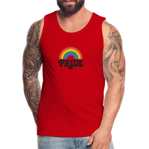 70’s Pride Logo Men’s Premium Tank - red