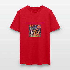 Unisex “Lick The Bag” T-Shirt (Bunny) - red