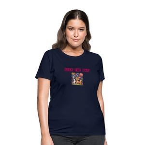 Women’s “Lick The Bag” Bunny Logo Tee - navy