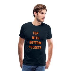 Top w/ Bottom Pockets - Men's Premium T-Shirt - deep navy