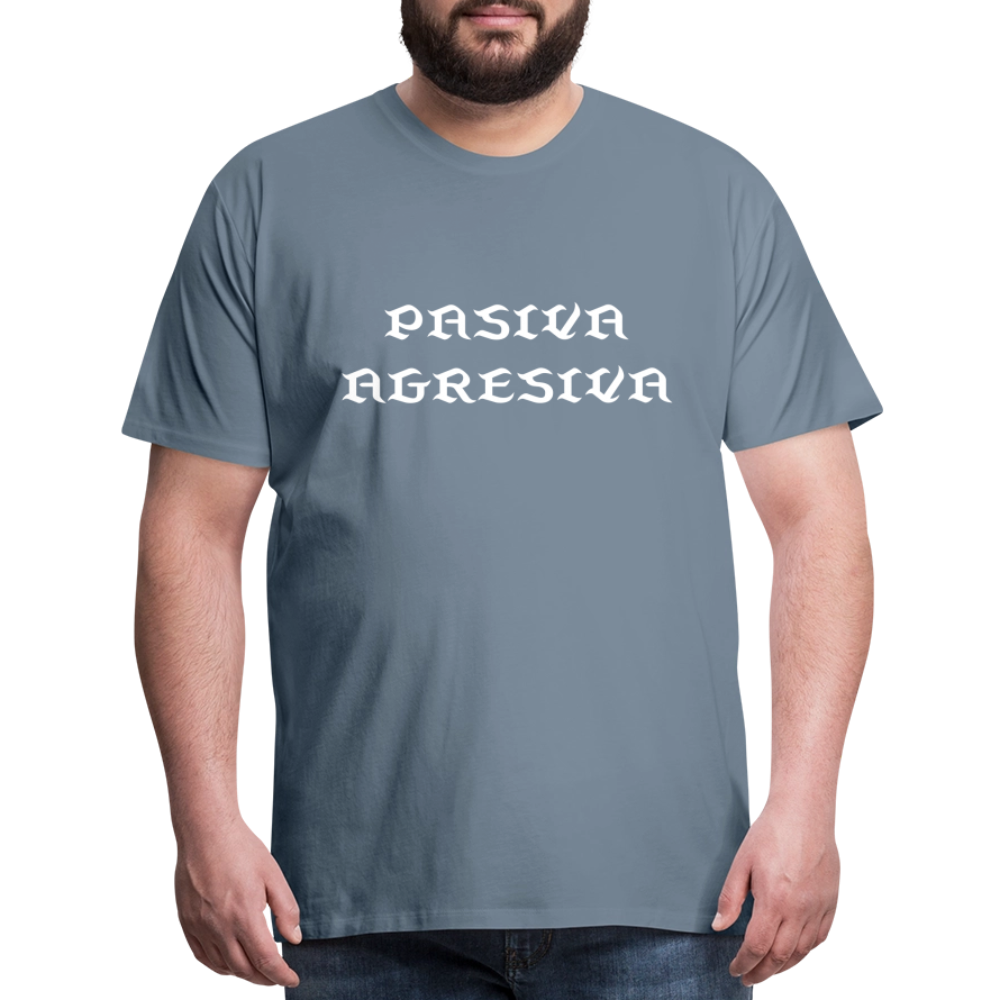PasAgres - Men's Premium T-Shirt - steel blue