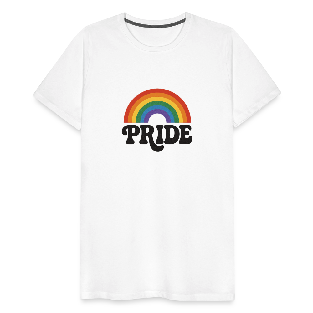 70’s Pride Logo Men's Premium T-Shirt - white